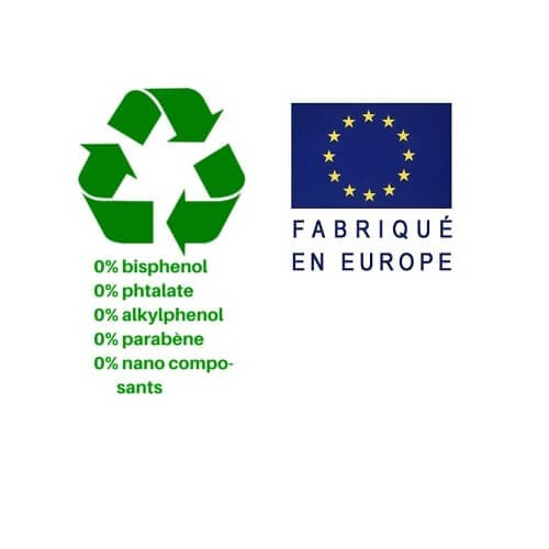 Lot de 10 flacons vides de 100 ml avec capsule service