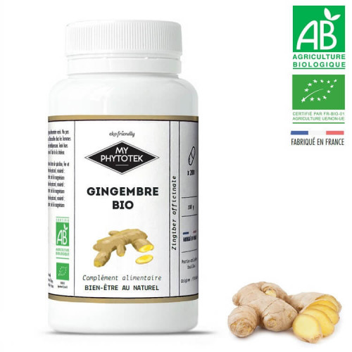 Gélules gingembre BIO Gélules gingembre BIO