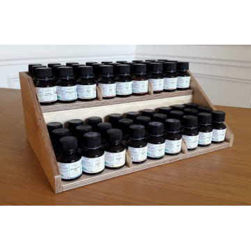 Présentoirs huiles végétales 50 ml