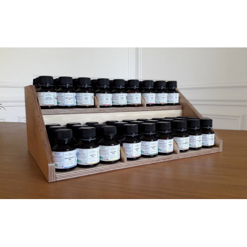 Présentoirs huiles végétales 50 ml