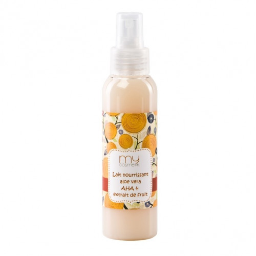 Lait nourrissant Aloé Véra, AHA & extrait de fruit Lait nourrissant Aloé Véra, AHA & extrait de fruit