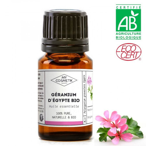Huile essentielle de Geranium d'Egypte BIO (AB) Huile essentielle de Geranium d'Egypte BIO (AB)