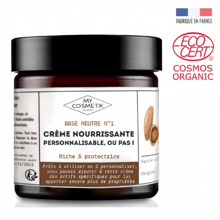 Base neutre crème nourrissante personnalisable Base neutre crème nourrissante personnalisable