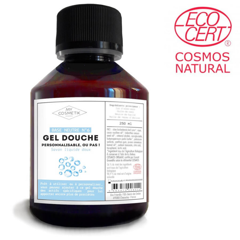 Base essentielle de gel douche personnalisable