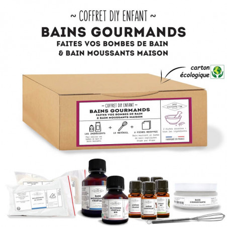 Coffret DIY enfants « Bains gourmands » Coffret DIY enfants « Bains gourmands »