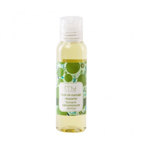 Huile de massage relaxante Romarin/Pamplemousse/Avocat Huile de massage relaxante Romarin/Pamplemousse/Avocat