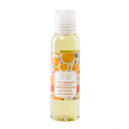 Soins régulateur & fortifiant avant shampooing aux 6 huiles tous cheveux Soins régulateur & fortifiant avant shampooing aux 6 huiles tous cheveux