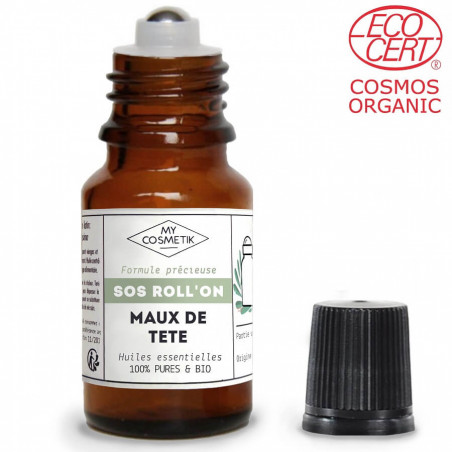 Roll-on aux huiles essentielles maux de tête Roll-on aux huiles essentielles maux de tête