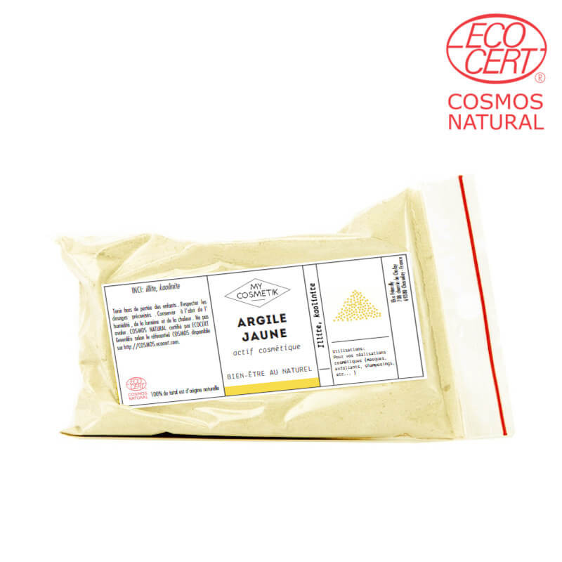 Argile jaune certifiée Cosmos