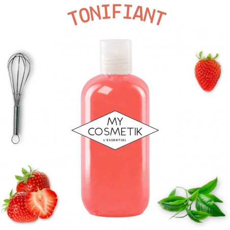 Bain moussant tonifiant à la Fraise