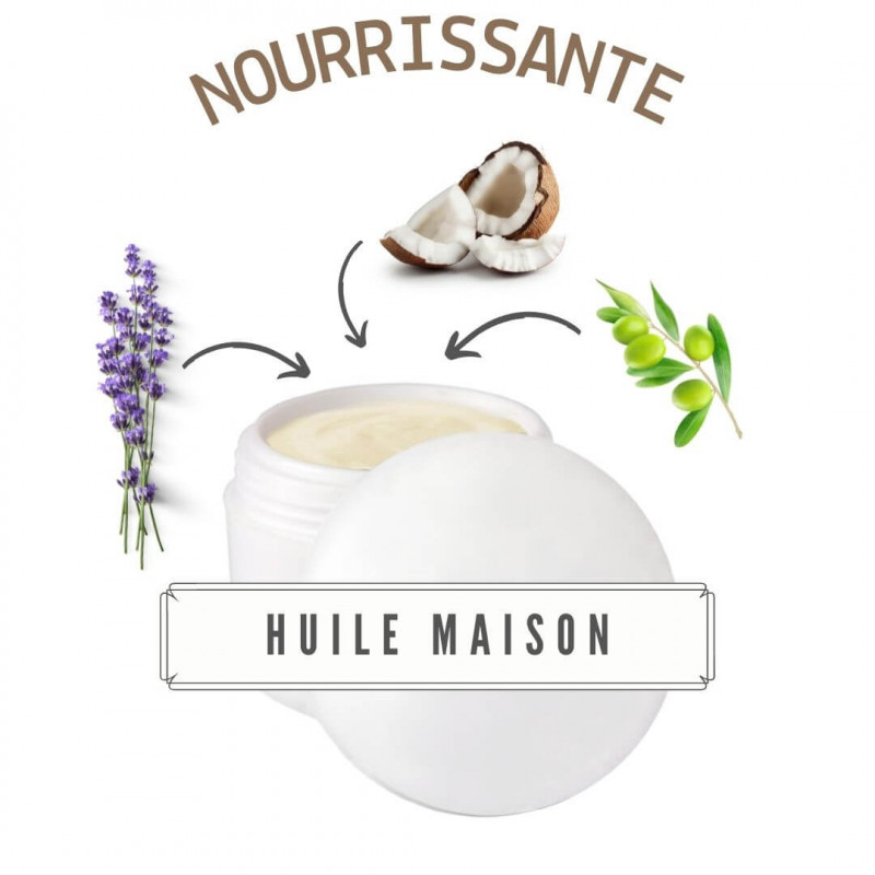 Crème de massage relaxante Lavande & huile de Coco