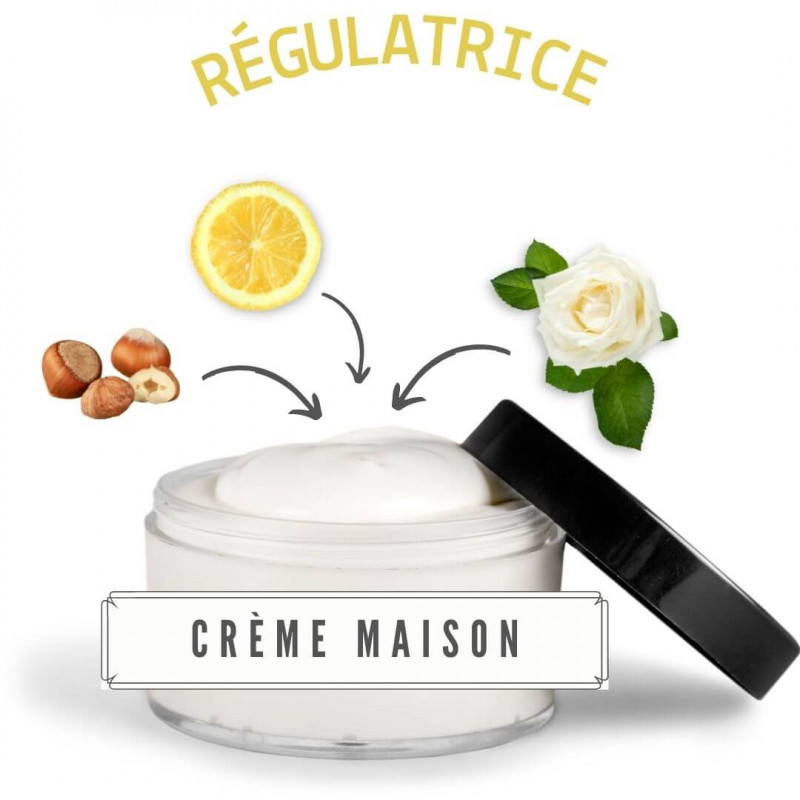 Crème de nuit peau grasse jojoba, noisette & citron