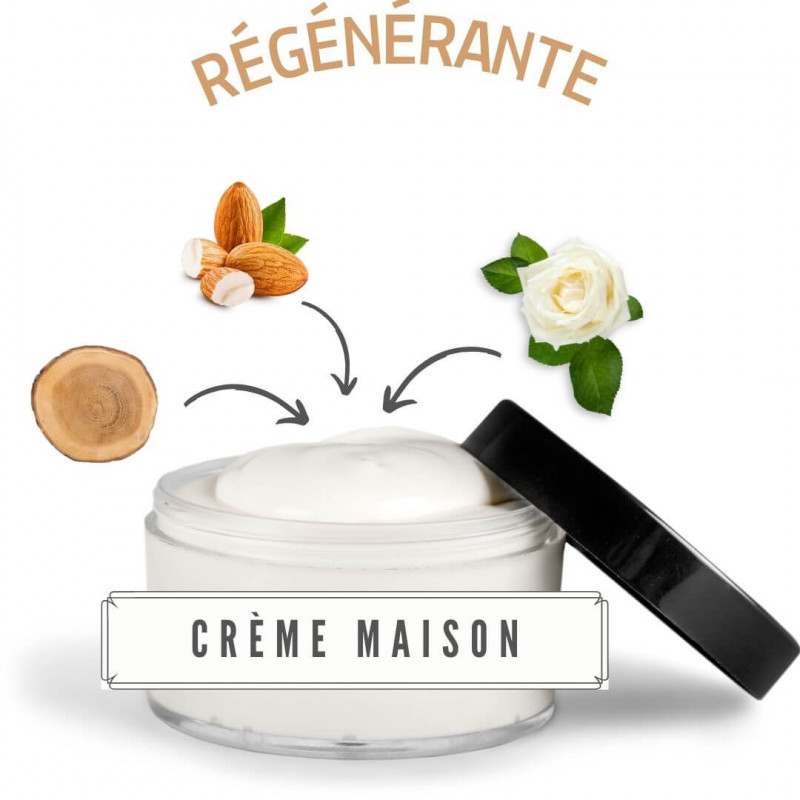Crème hydratante et régénérante Amande douce & Bois de Rose