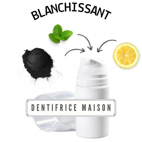 Dentifrice maison au charbon - la recette