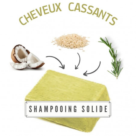 Shampooing solide nourrissant et fortifiant au Romarin