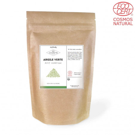Argile verte en sachet kraft Argile verte en sachet kraft