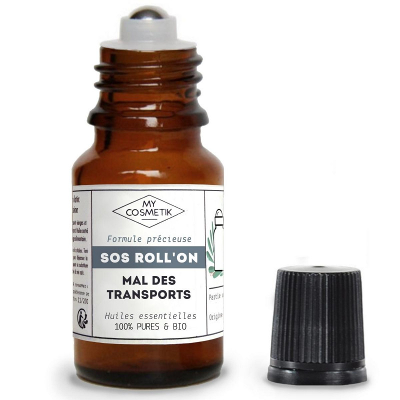 Roll-on aux huiles essentielles mal des transports