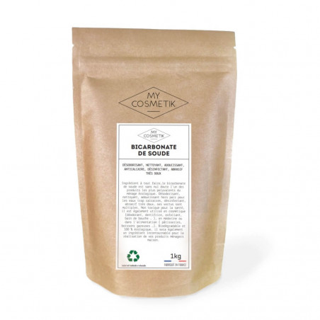 Bicarbonate de soude en sachet kraft 1kg Bicarbonate de soude en sachet kraft 1kg