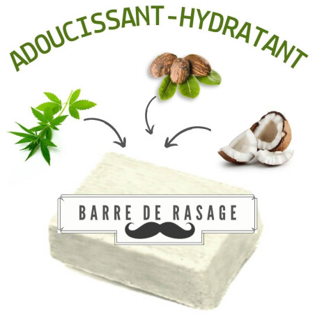 Barre de rasage, mousse à raser maison