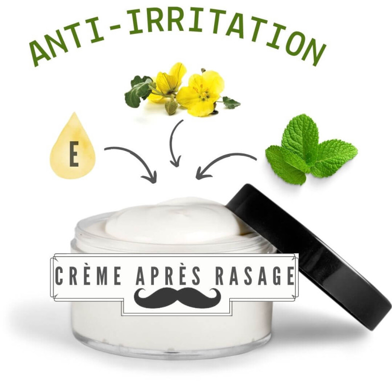 Recette de crème visage pour homme fait maison après rasage