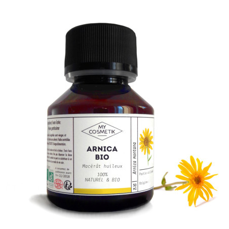 Huile musculaire Arnica Secrets d'Aloyse, cosmétiques bio naturels