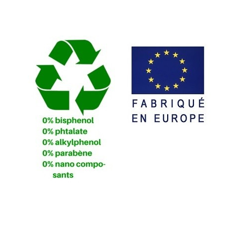 Flacon vide  50 ml avec bouchon aluminium