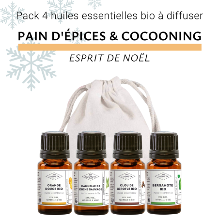 Pack diffusion « Esprit de Noël » : Pain d'épice & cocooning