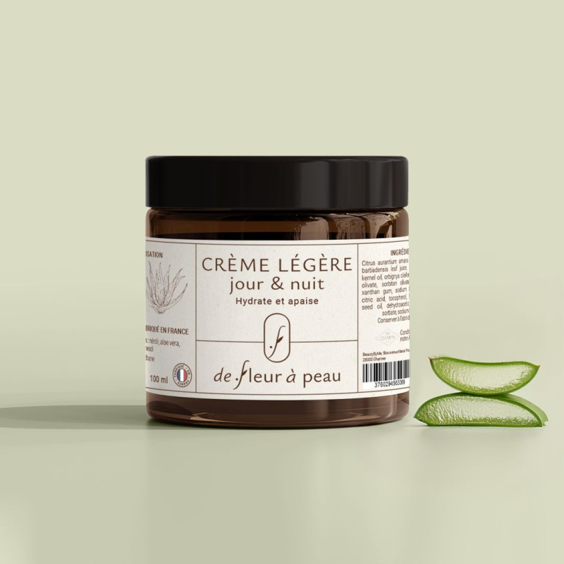 Crème Légère jour & nuit - Hydrate et apaise