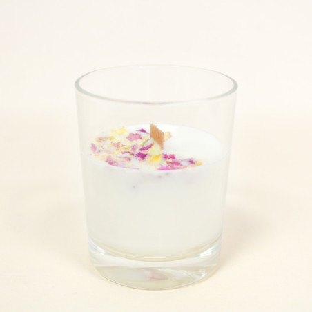 Kit Bougie et Fleurs séchées "Maman Chérie"