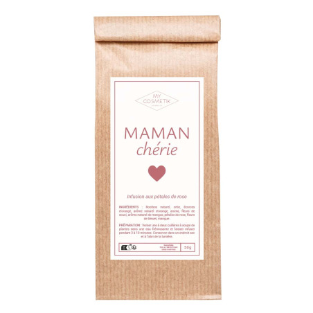Infusion Maman chérie (Pétale de rose, orange, mangue) - 50 g Infusion Maman chérie (Pétale de rose, orange, mangue) - 50 g