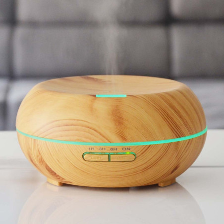 Diffuseur à ultrason Woody avec synergie à diffuser "Moustiques et insectes" offerte Diffuseur à ultrason Woody avec synergie à diffuser "Moustiques et insectes" offerte