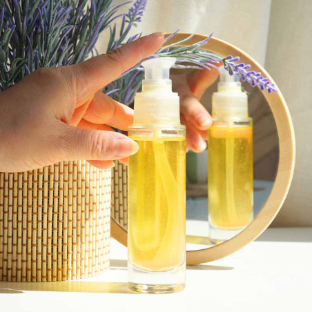 Recette d'huile de beauté régulatrice & calmante Jojoba/Lavande Recette d'huile de beauté régulatrice & calmante Jojoba/Lavande