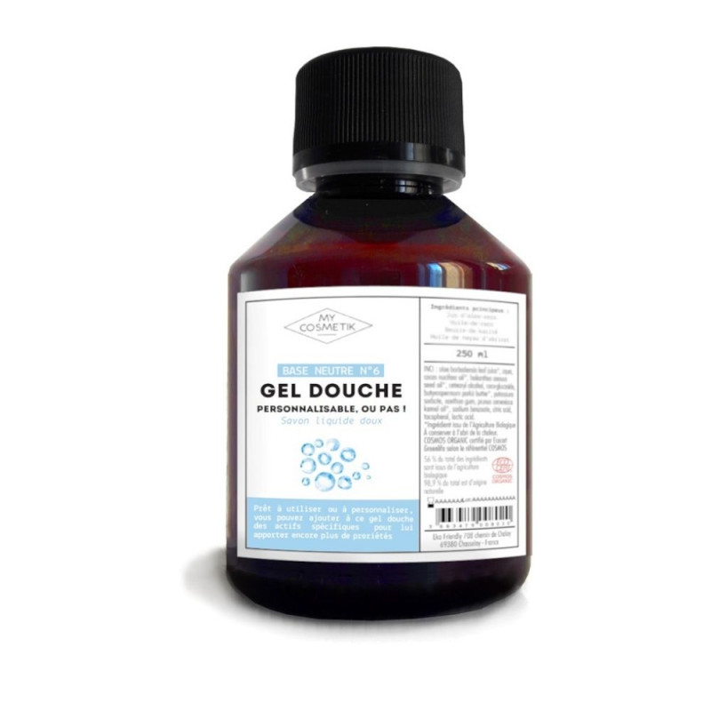 Base essentielle de gel douche personnalisable