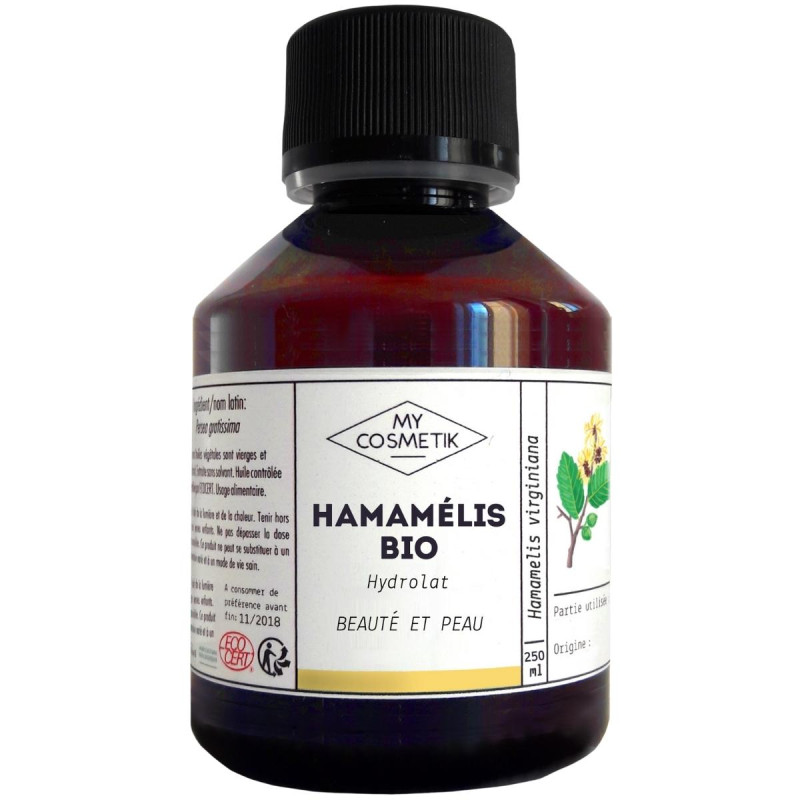 Hydrolat d'Hamamélis BIO cosmétique