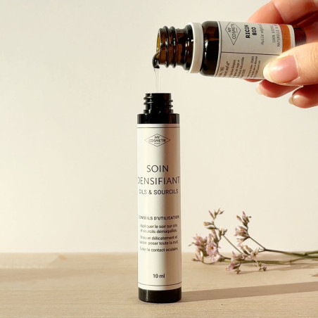 Soin Densifiant Cils et Sourcils - Huile de ricin & son mascara