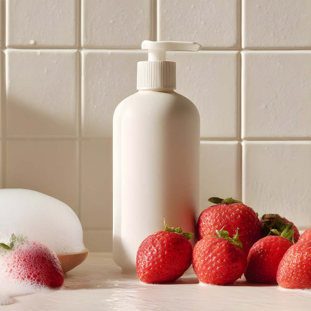 Recette de bain moussant tonifiant à la Fraise