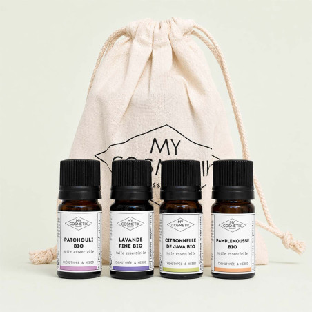 Pack anti mauvaises odeurs - Lot de 4 huiles essentielles