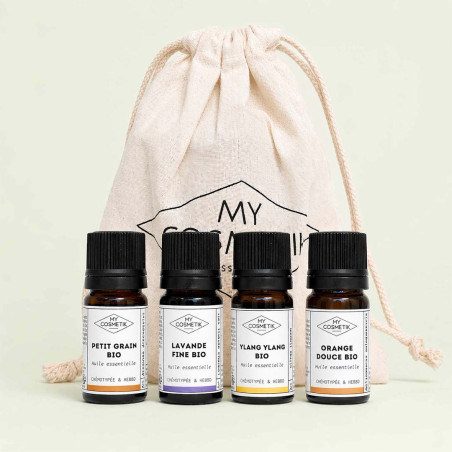 Pack anti stress et détente - Lot de 4 huiles essentielles