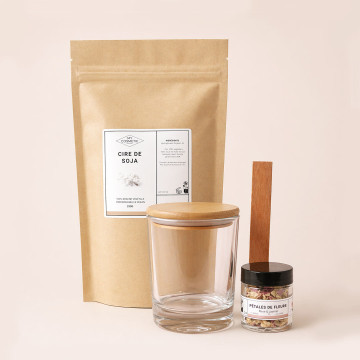 Kit Bougie et Fleurs séchées