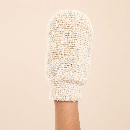 Gant de gommage exfoliant
