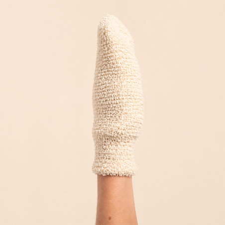 Gant de gommage exfoliant