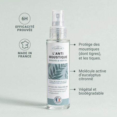 L'Anti-Moustique - Efficace & Végétal - Spray corporel répulsif