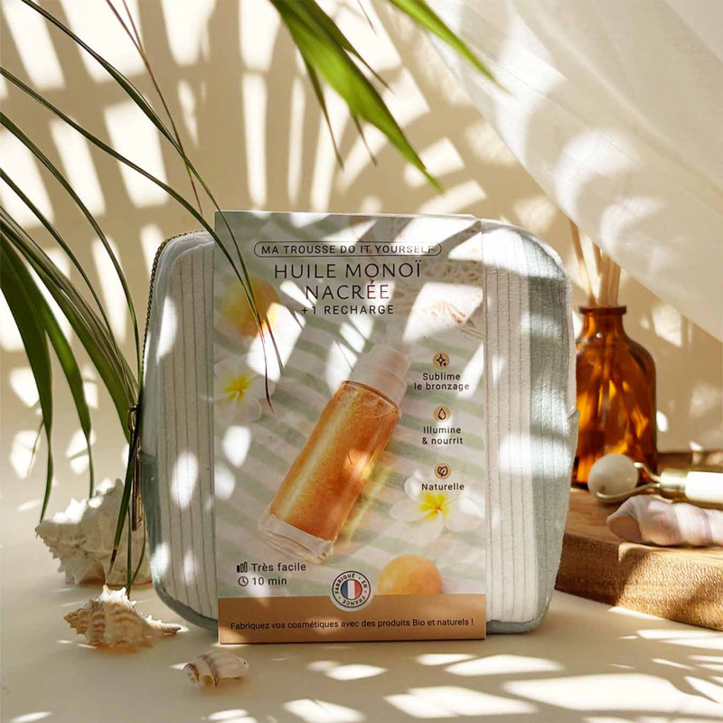 Trousse DIY : Huile monoï nacrée