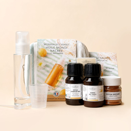 Trousse DIY : Huile monoï nacrée