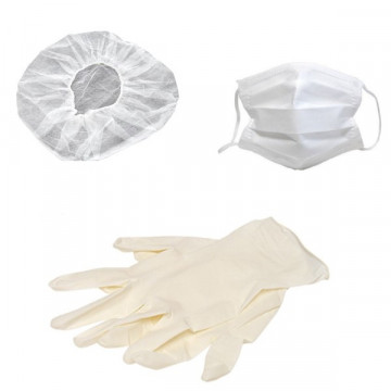 Lot Hygiène: Gants, Masque, Charlottes
