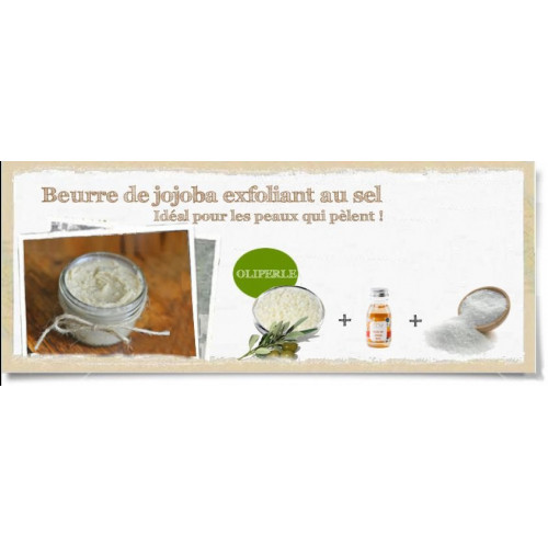 Beurre de jojoba exfoliant au sel Beurre de jojoba exfoliant au sel