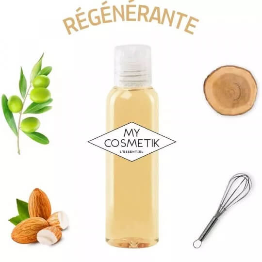 Recette d'huile de beauté régulatrice & régénérante Amande douce/Bois de Rose
