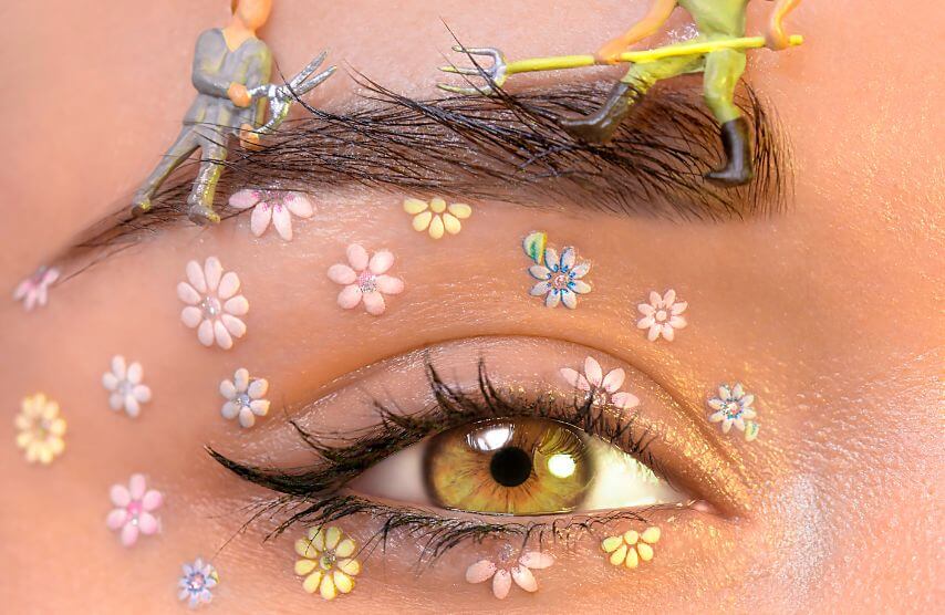 Huile de ricin pour les cils