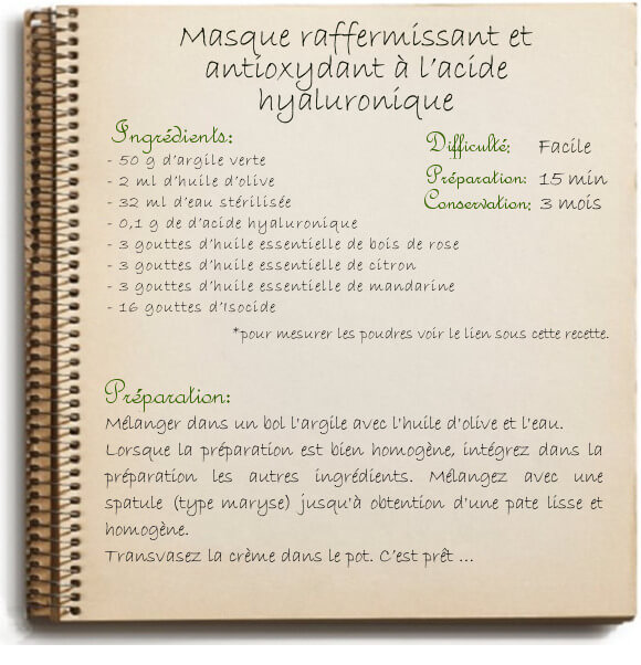 Masque raffermissant visage: recette antirides maison à l'argile 