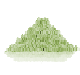 Le thé vert en poudre :